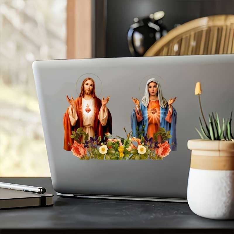 1pc Jesus Christian Themed Stickers