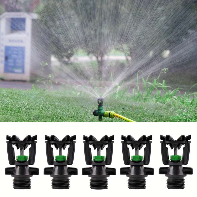 3Pcs Abs Garden Sprinkler Nozzle Rotating Spray