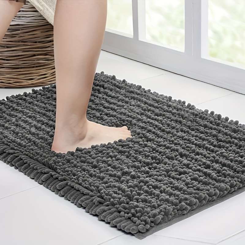 1Pc Dark Gray 40x60cm 15.74x23.62inch Floor Mat