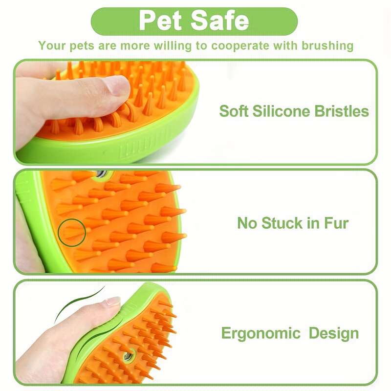 1pc Yellow Pet Comb
