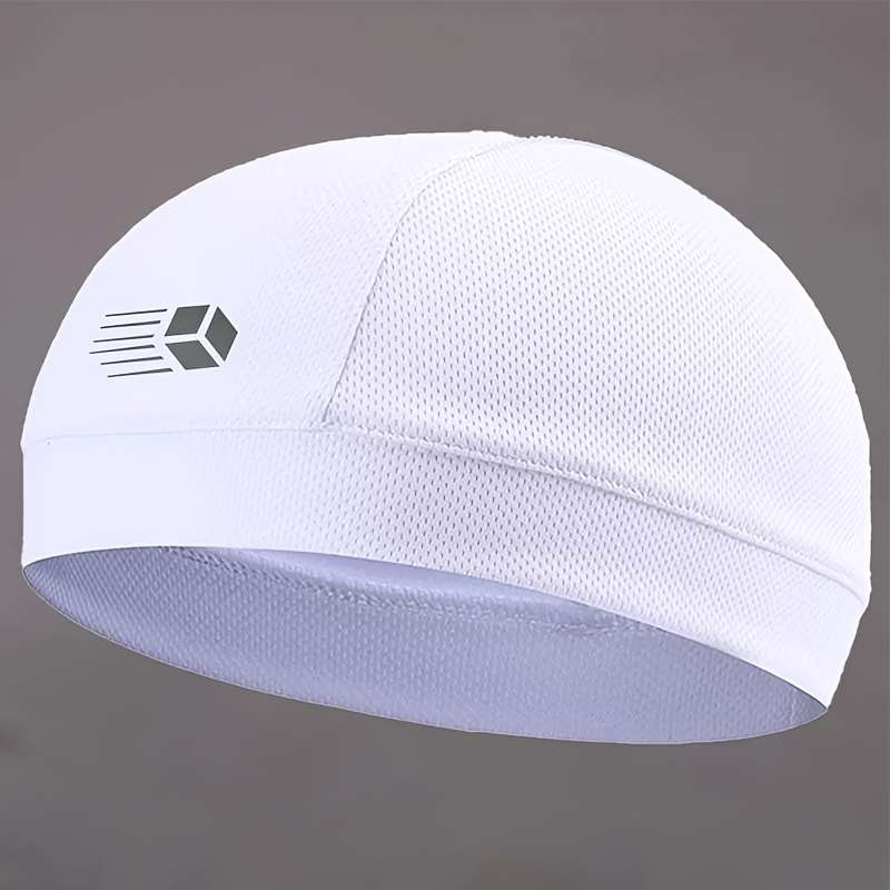1pc Versatile Use Cooling Skull Cap Breathable Sweat-Wicking Beanie for Cycling Running Fits