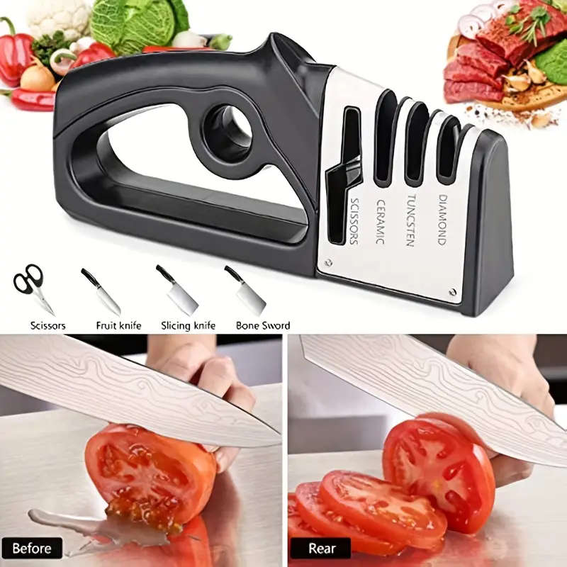 4 In 1 Manual Knife Sharpener