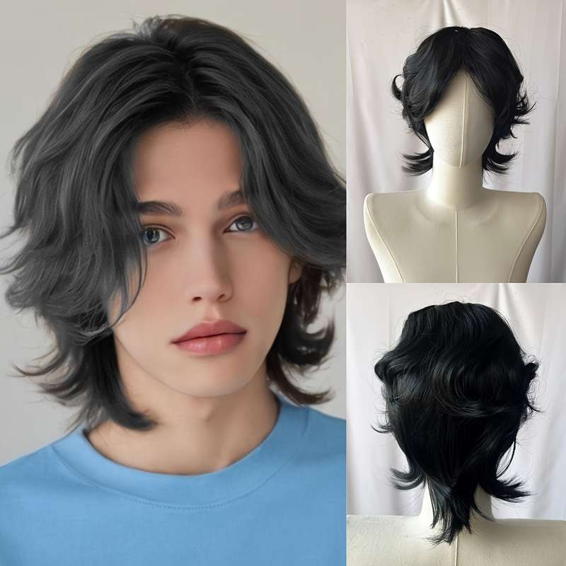 1Pc Light Brown 30.48cm Fashion Design Wig