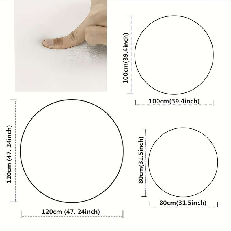 1Pc 100x100cm Floor Mat
