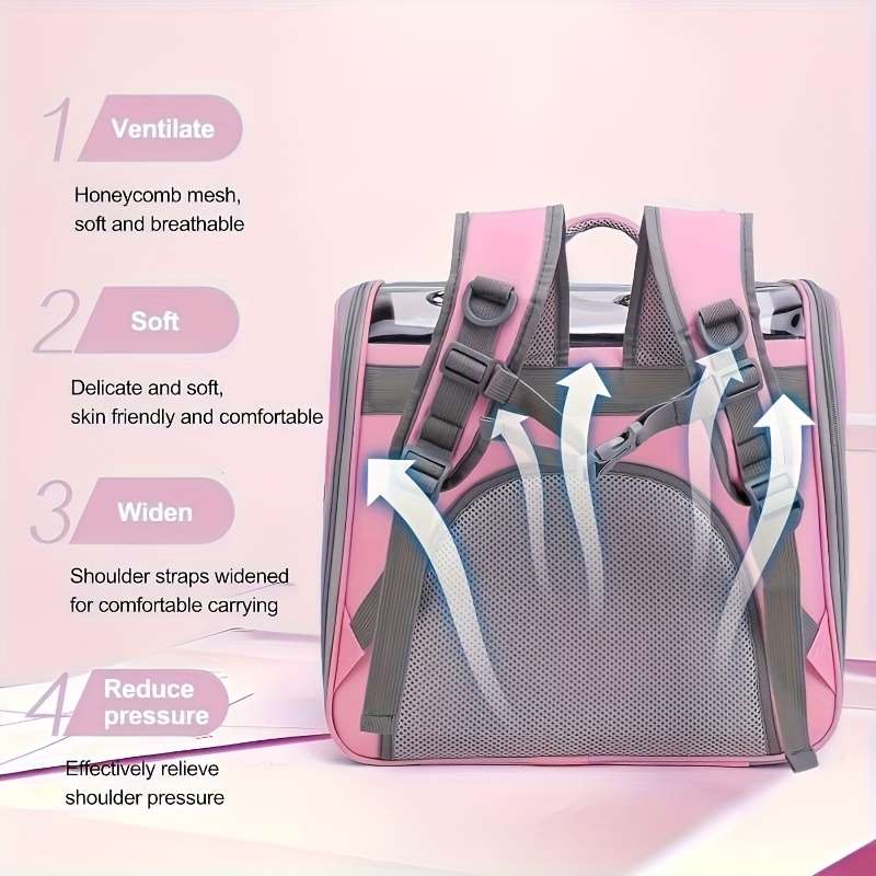 1pc Pink Pet Bag