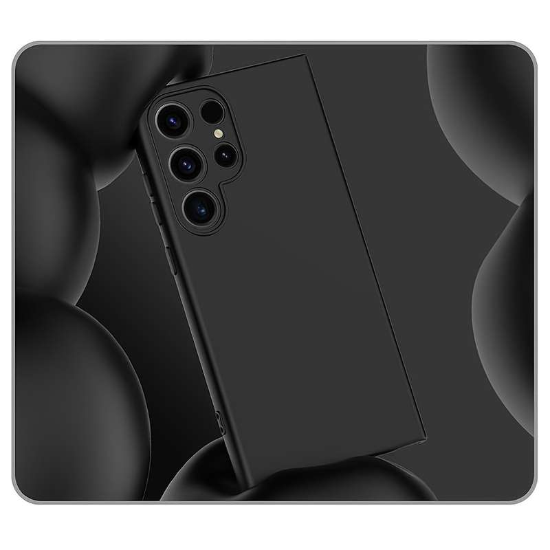 1pc Black For Samsung Galaxy S25 Plus Phone Cases