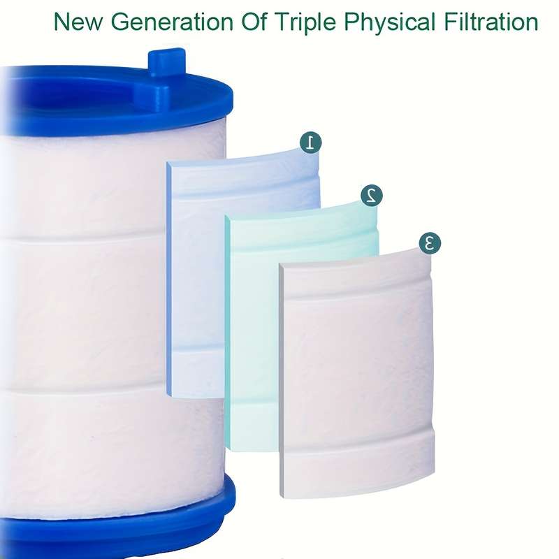 1pc 6-in-1 Combination Home Kitchen Faucet Water Filter System Metal and Plastic Non-Electric Un