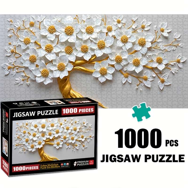 1000 Piece Paper Jigsaw Puzzle For Adults 80x40cm Scratch Water Resistant Advanced Skil
