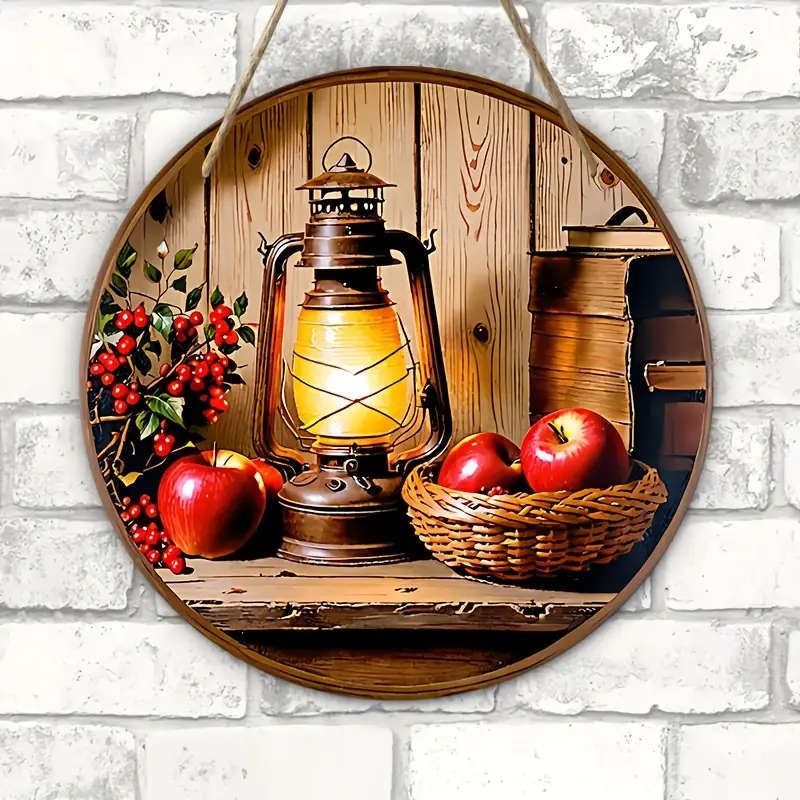 A Round Beer Decorative Sign