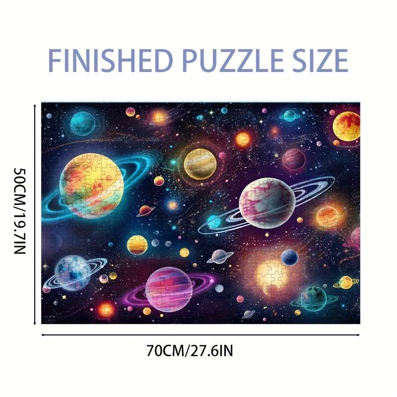 1000pcs Glow-in-the-Dark Jigsaw Puzzle Prague Castle Design 50x70cm Cosmic Explor