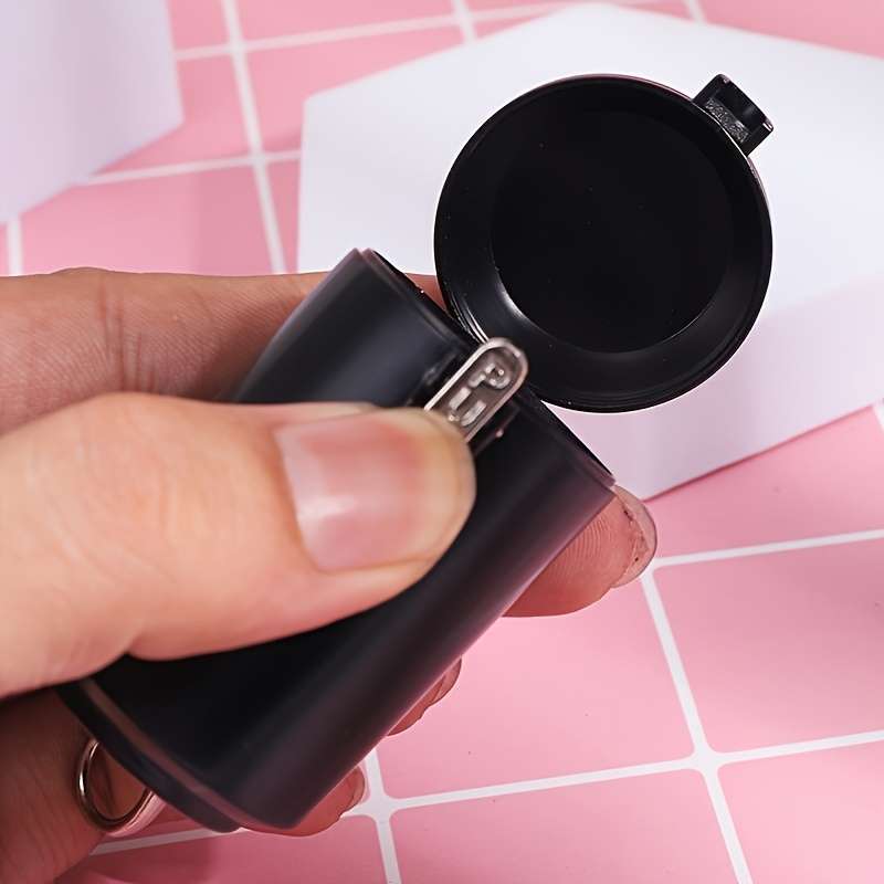 1pc Portable Mini Metal Ashtray for Car Bedroom Living Room Creative Irregular Shape No Electr