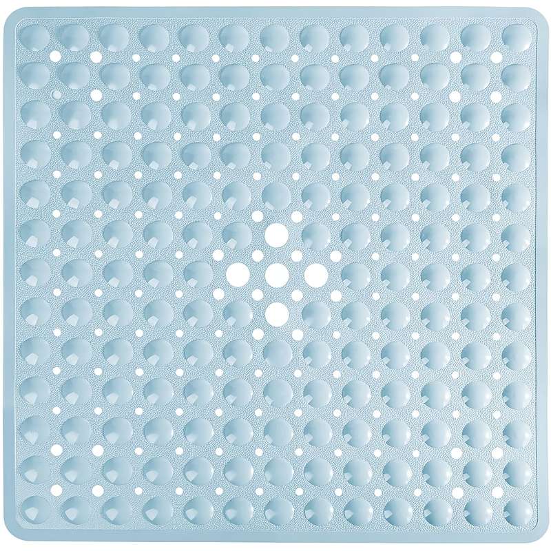 1Pc Light Blue 53x53cm Floor Mat