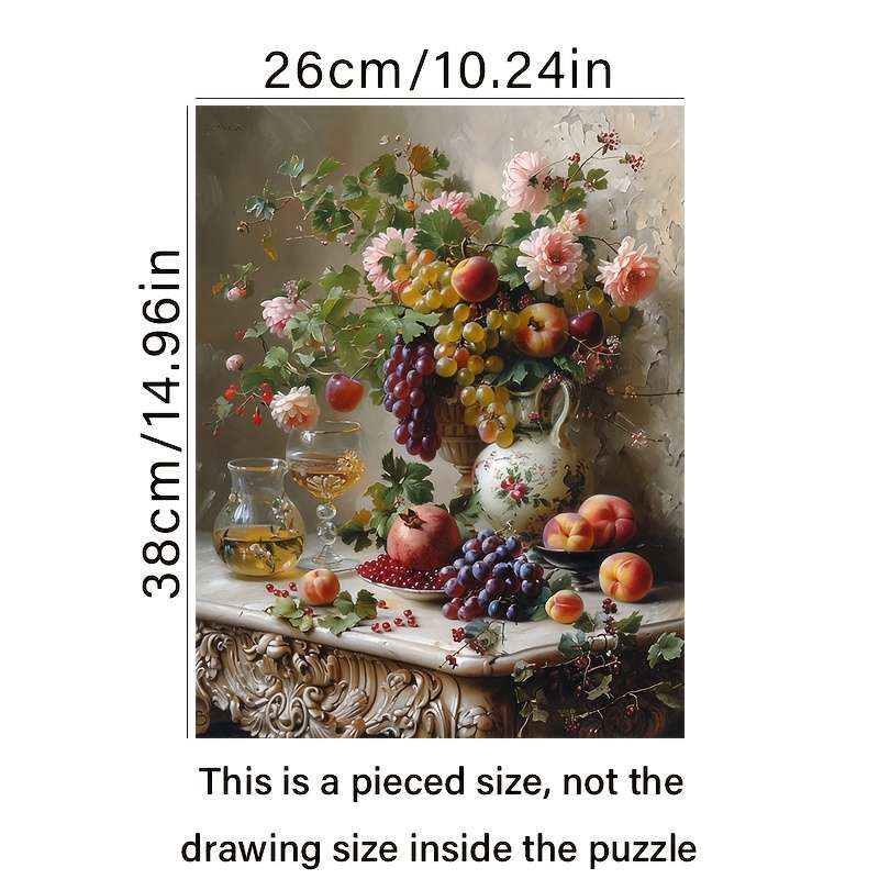 1000 Piece Paper Jigsaw Puzzle For Adults  38.0x26.01cm Durable