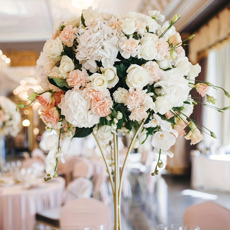 70pcs Real Touch Artificial Hydrangea Flowers
