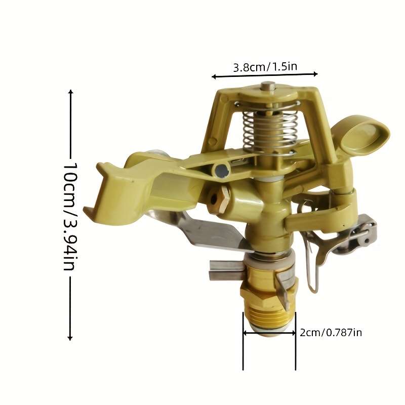 1Pc Metal Garden Sprinkler With Multi Component Kit