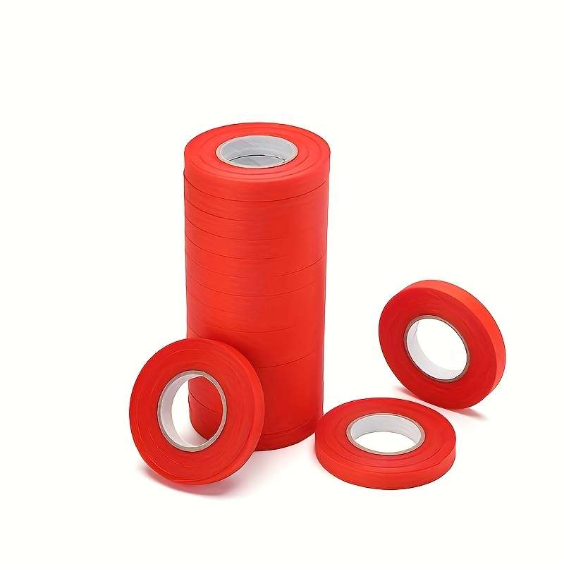 20Pcs Rolls Red Heavy Duty Pvc Plant Ties