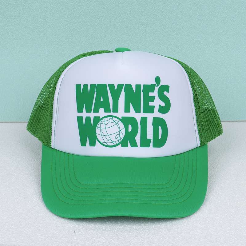 1pc Wayne'S World Hat Embroidered Wayne'S World Baseball Cap Dad Hat for Halloween Cosplay Costum