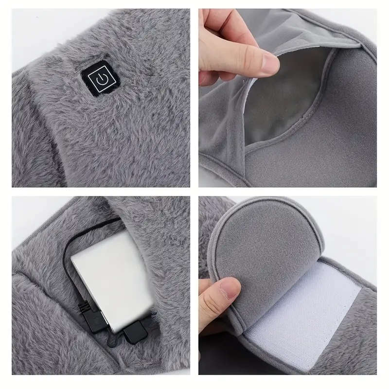 Glow Warmth, USB-Powered Portable Waist & Hand Warmer - Perfect Christmas Gift for Women, Ideal for