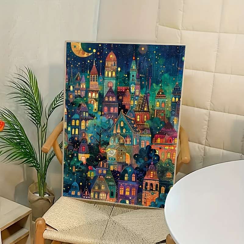 1000pcs Adult Puzzle Challenging Large-Scale Jigsaw High-Quality Thick Paper Dura