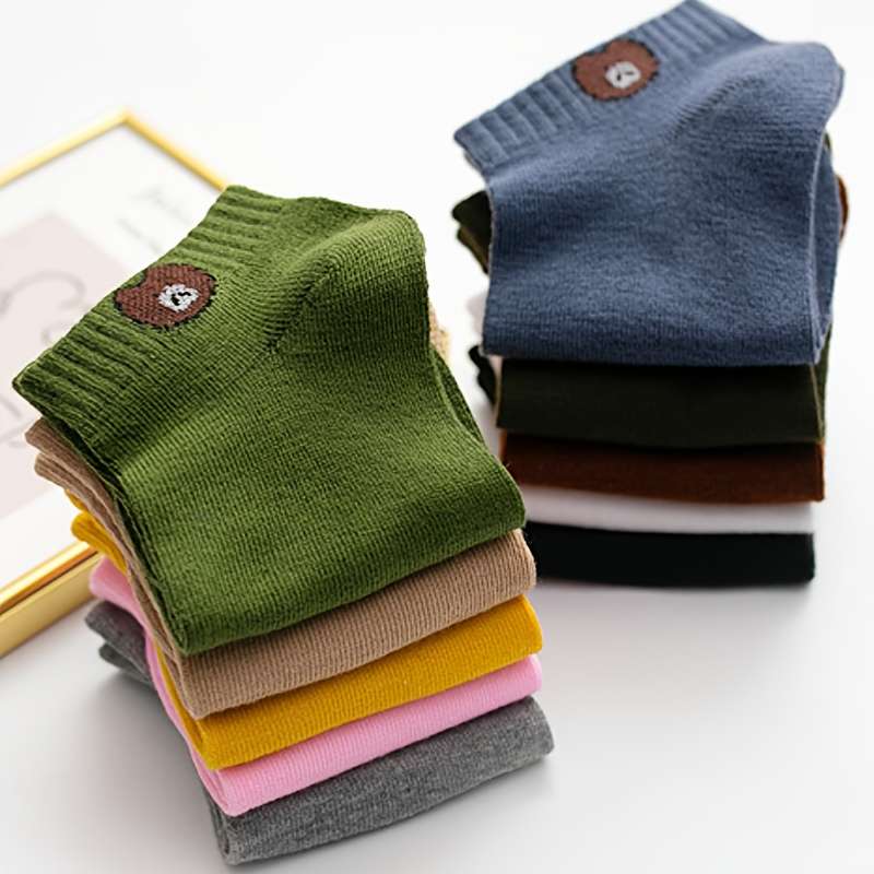 Sock 10 Pairs Of Mixed Colors  One Size