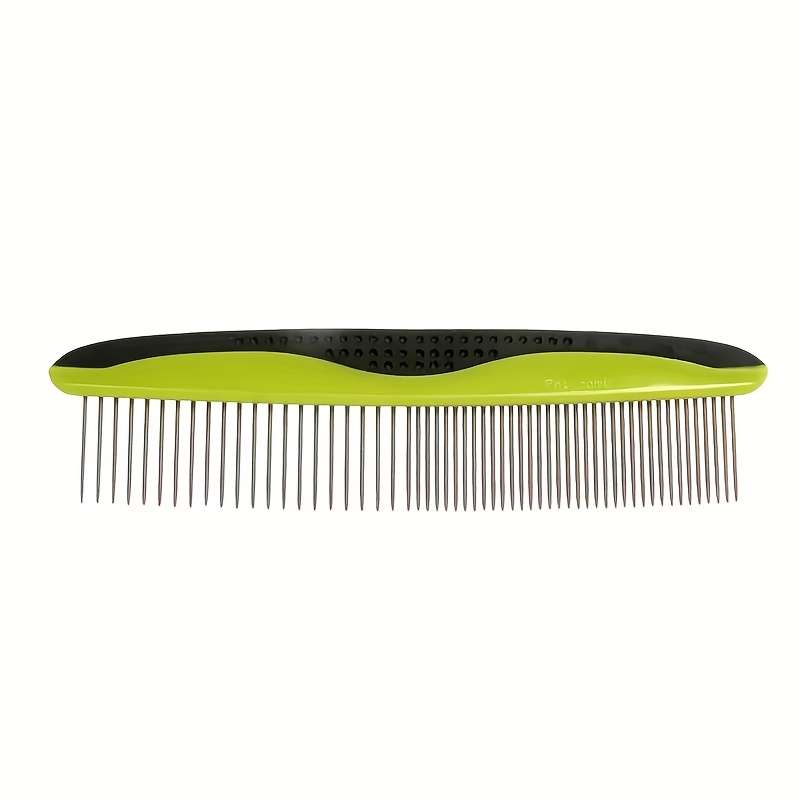1pc Pet straight Comb Green Pet Comb