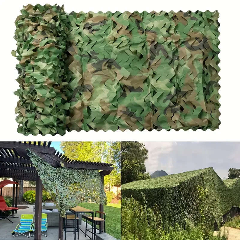 Versatile Woodland Camo Netting Roll Perfect for Hunting Camping Party Decor 2*2m
