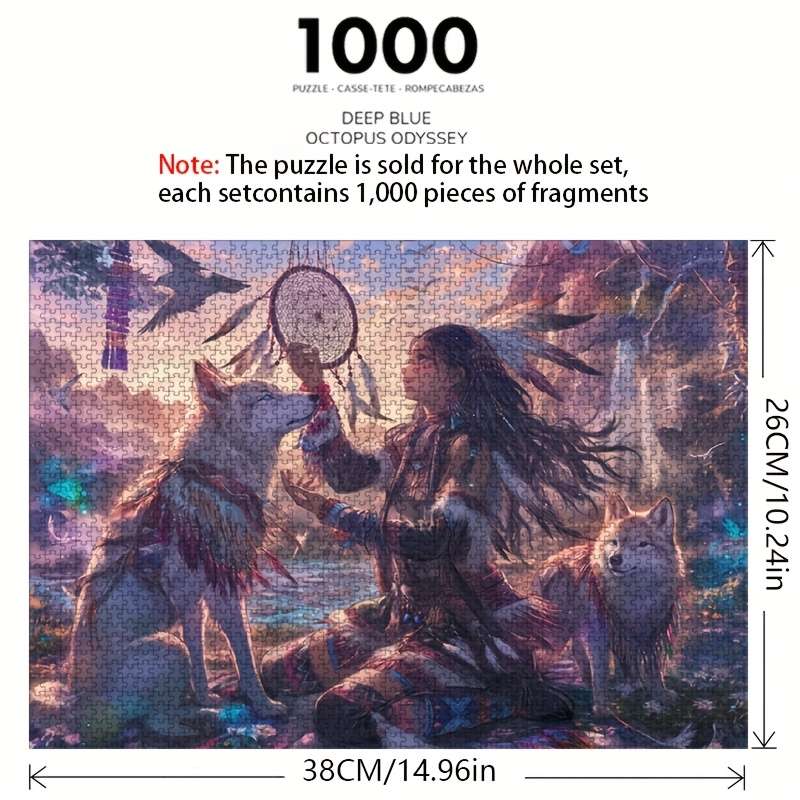 1000 Piece Paper Jigsaw Puzzle For Adults
