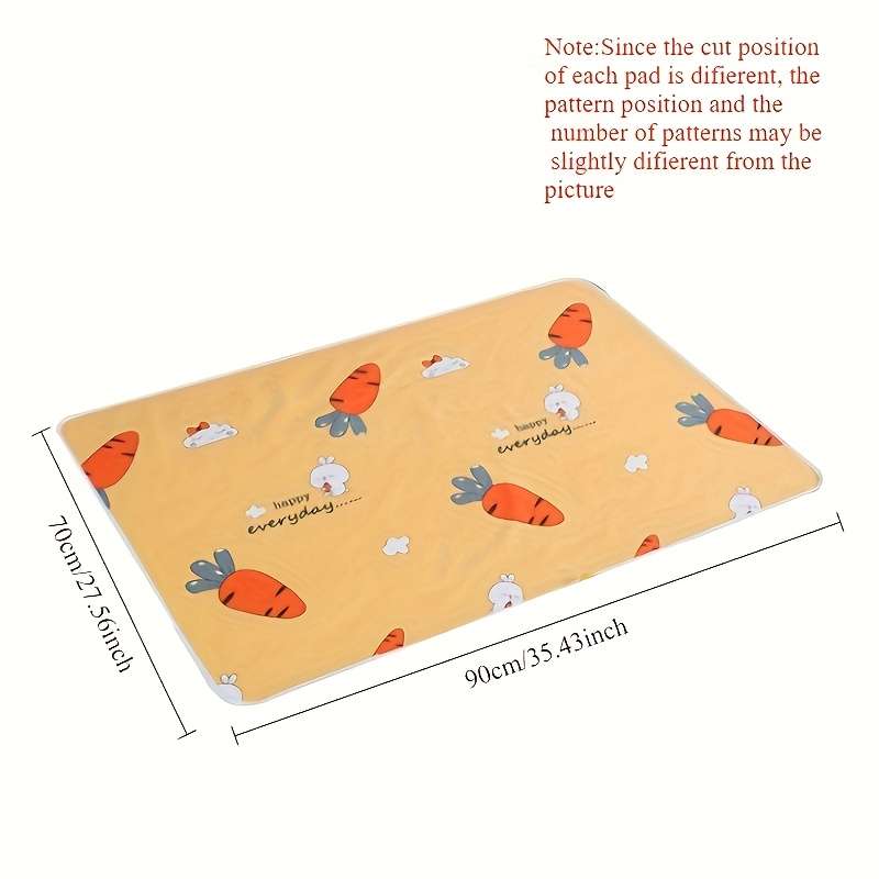 1Pc Diaper Orange Size 70.0X89.99Cm