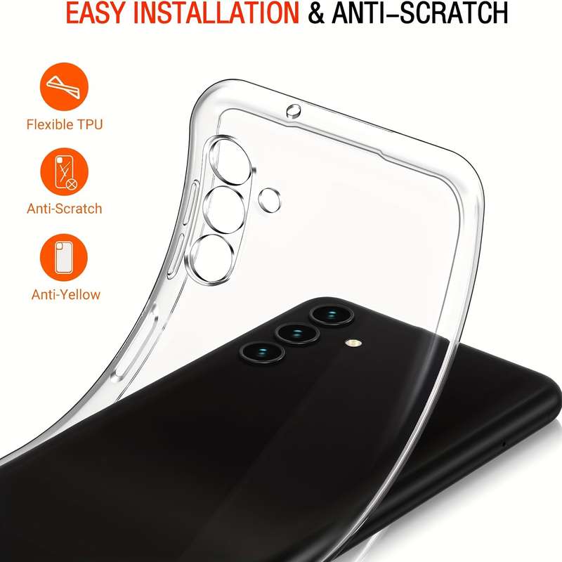 1pc Transparent For Samsung Galaxy A36 Phone Cases