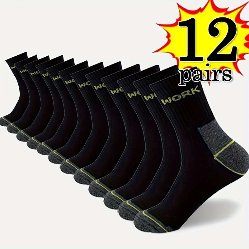 Sock 12Pairs Black Add Dark Gray  One Size