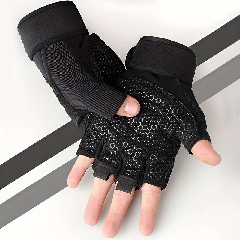 1 Pair Black Size XL Outdoor Sports Gloves