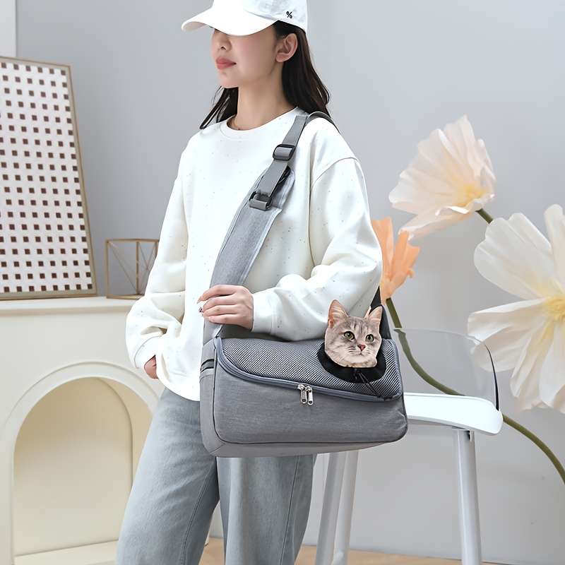 1pc Dark Gray Pet Bag