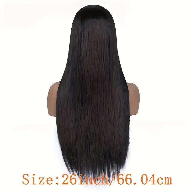 Women's Long Black Straight Wig