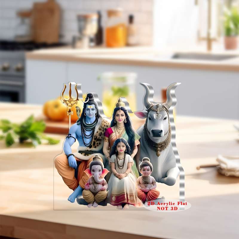 1pc 2D Flat   Acrylic Decorative Sign Bohemian Style Indian God Ornament Suitable for Home and