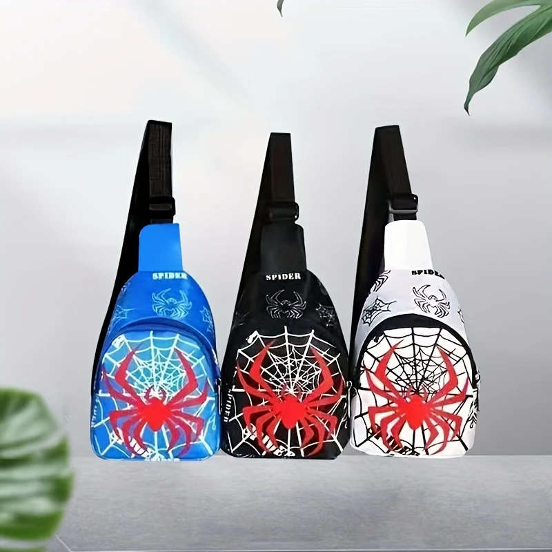 1pc Kids Mini Backpack Lightweight Fade-Resistant Crossbody Bag with Adjustable Strap Polyester Line
