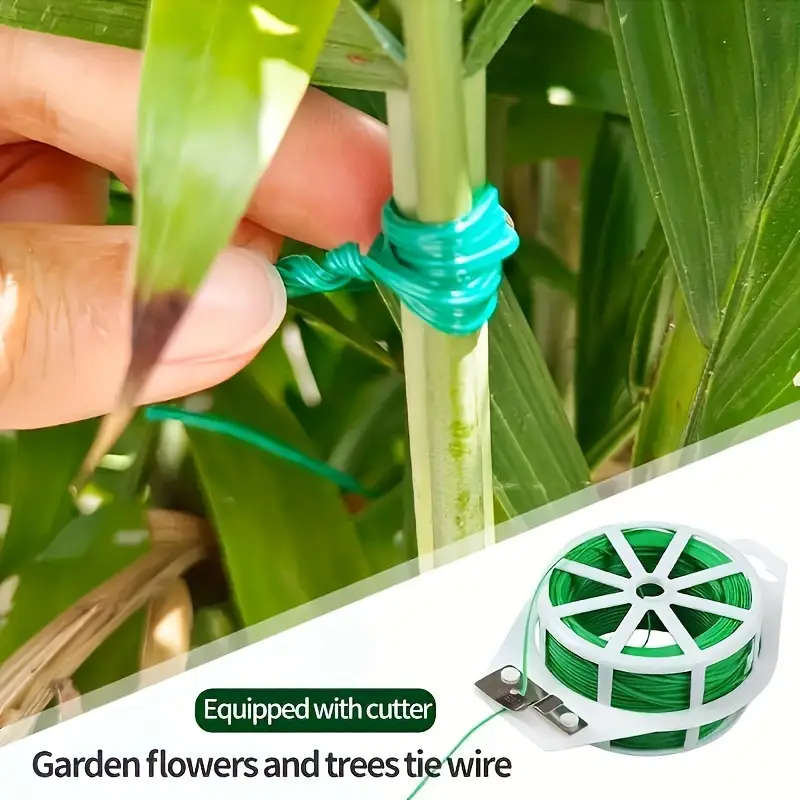1pc Garden Plant Twist Tie with Cutter