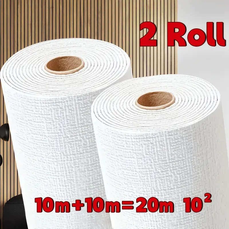 2 Rolls Of 50cm * 3 Meters Of Self-Adhesive 3D Foam Wallpaper