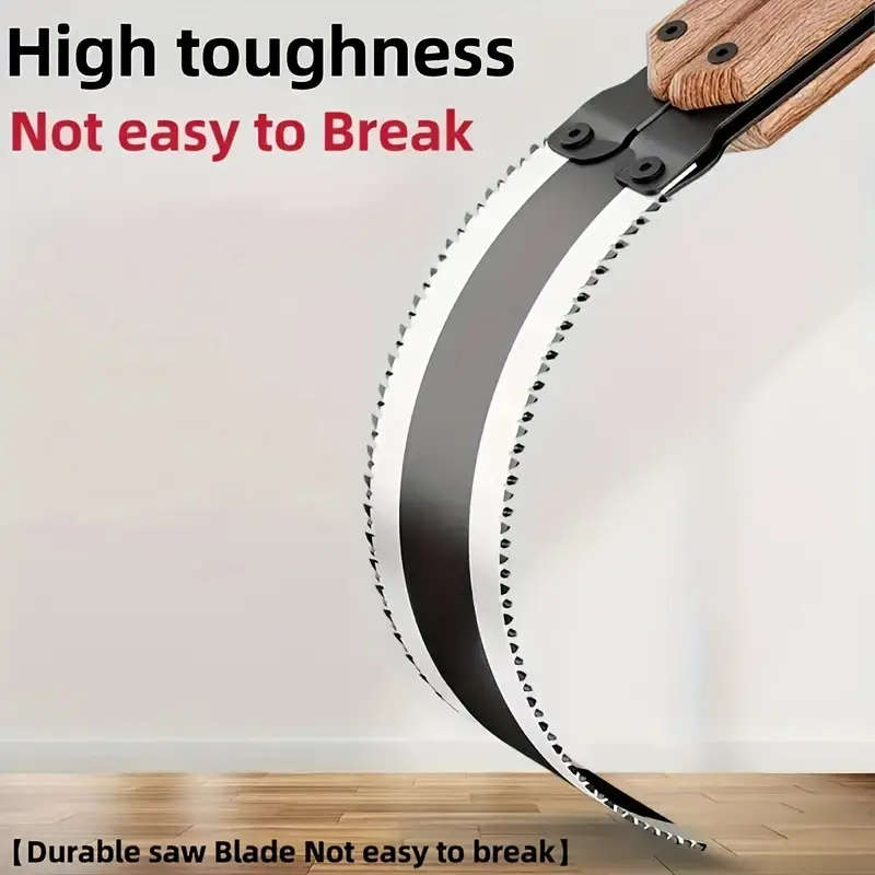Versatile SK5 Steel Folding Saw with Ergonomic Handle Safety Lock Ideal for Woodworking Branch Trimm