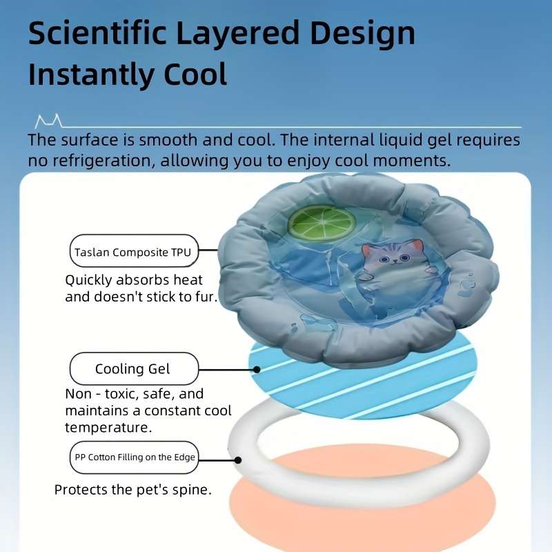 1piece Blue Cooling Pad