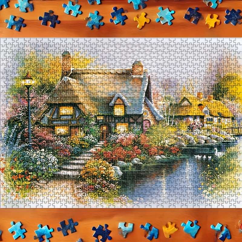 1000 Piece Paper Jigsaw Puzzle For Adults 38.0x26.01 cm High Difficult