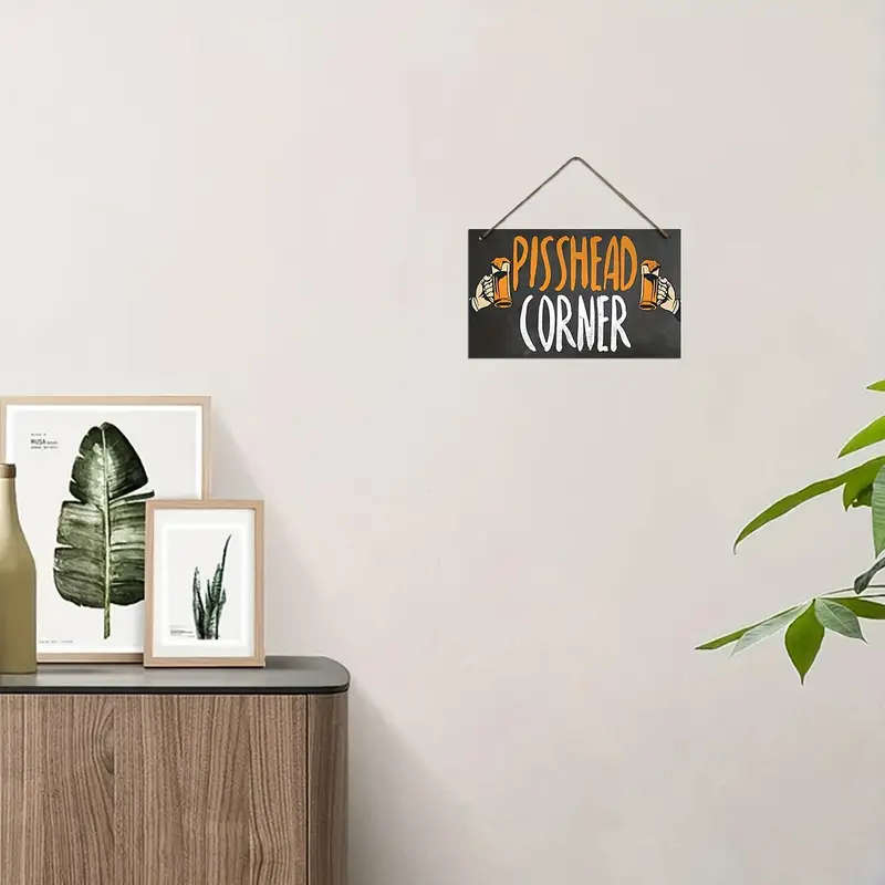 1pc Wooden Beer Party Sign Versatile Bar Decoration for Various Events Creative Pub Decor Accessory