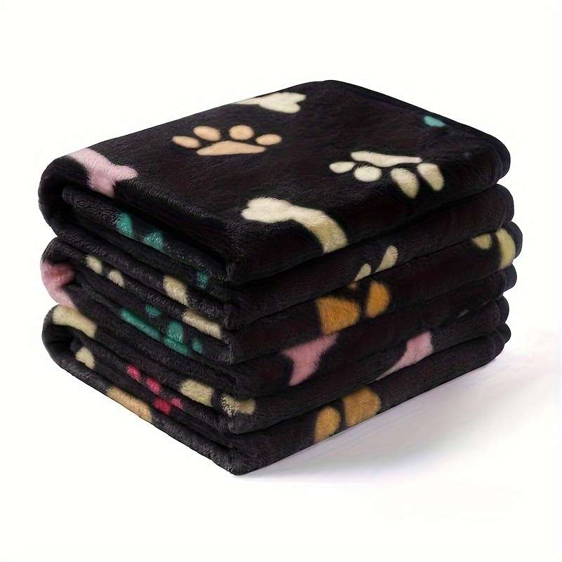 1ps Blanket Color Black size L  104.14x76.2 cm