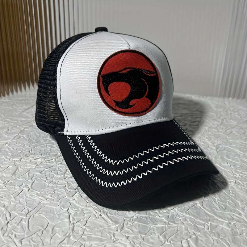 1pc Unisex Hip-Hop Baseball Cap Breathable Mesh Outdoor Casual Fashion Trucker Hat 65% Polyes