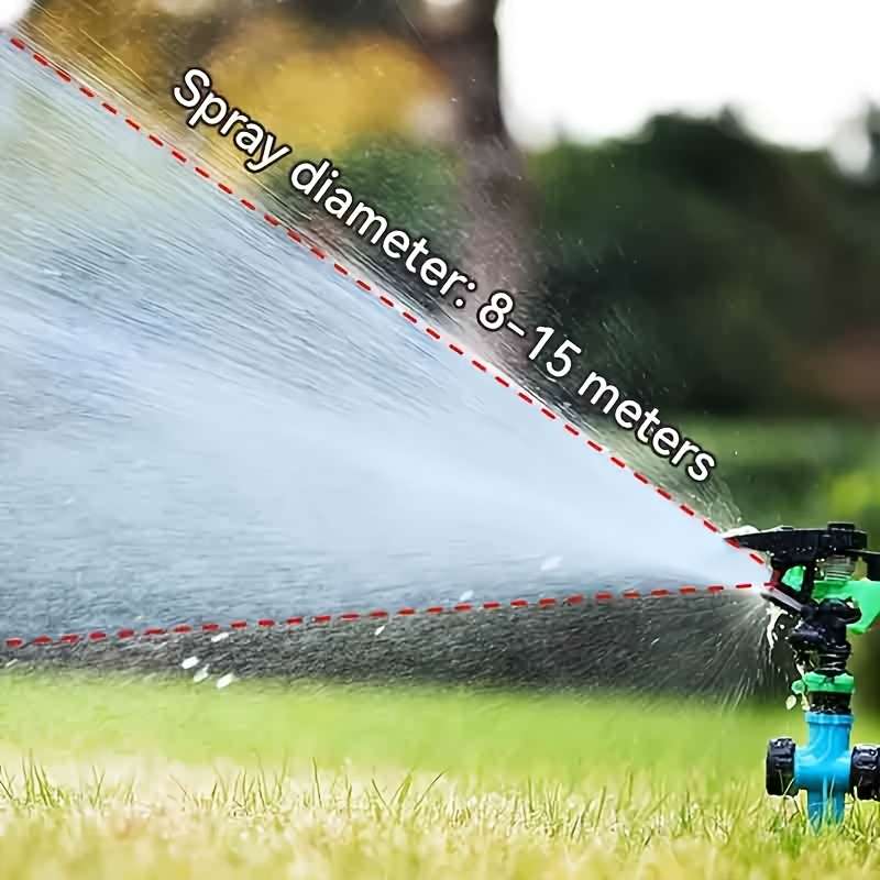 4Pcs Rotating Garden Sprinklers Adjustable Spray Nozzle