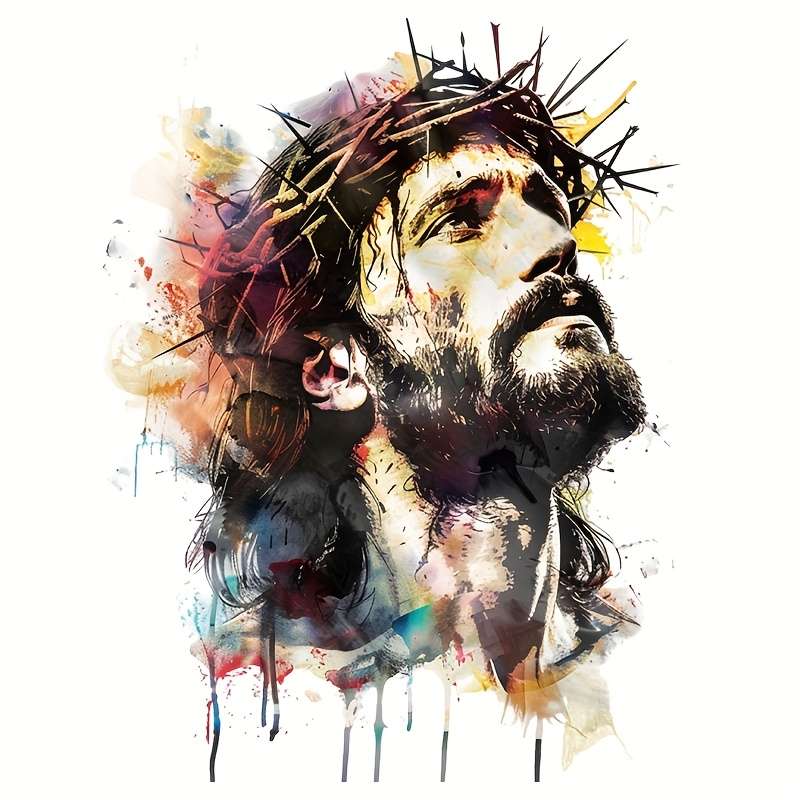1pc Jesus Christian Themed Stickers