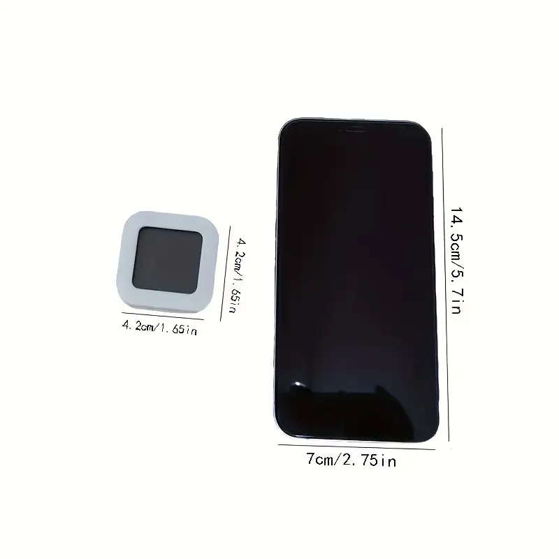 1pc Smart Mini LCD Digital Thermometer Accurately Monitor Room Temperature Humidity With Easy Readin