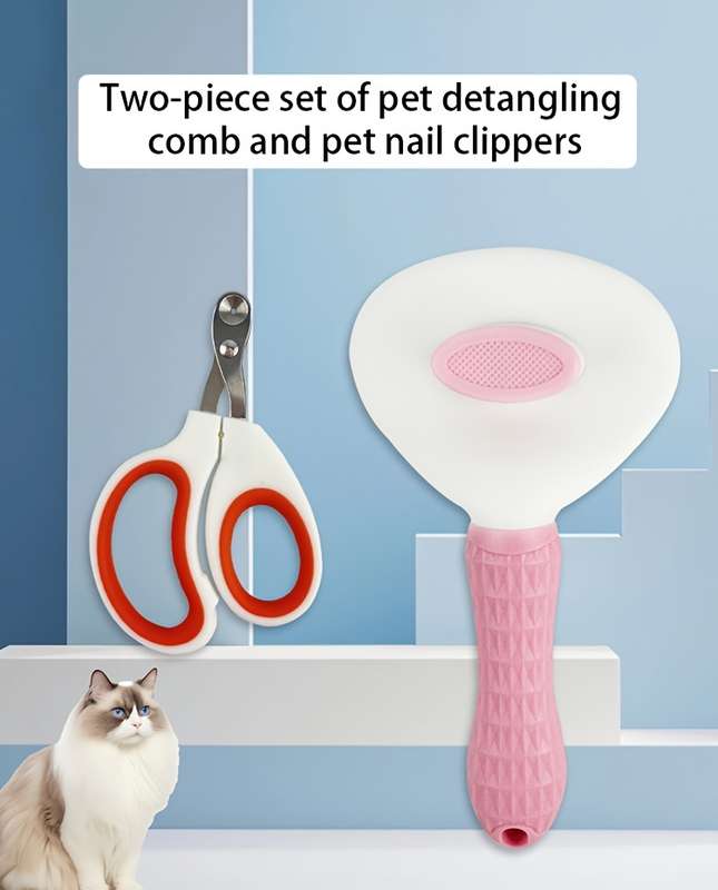 2pcS Set Random Color Pet Comb
