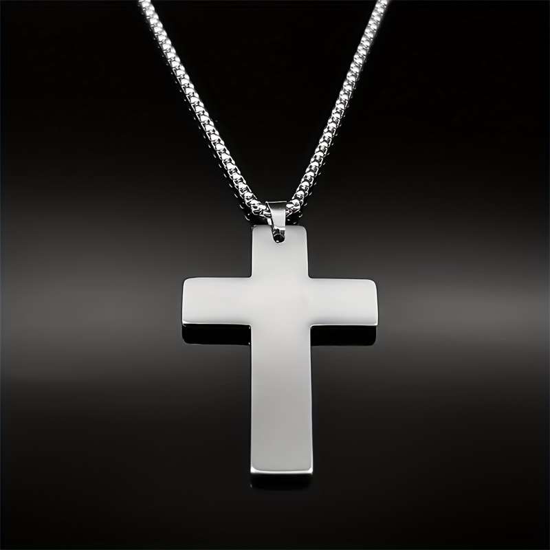 1 Piece Silvery Jesus Theme Pendant