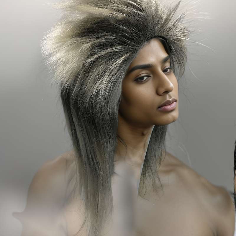 1Pc Rock Style Fashion Design Wig