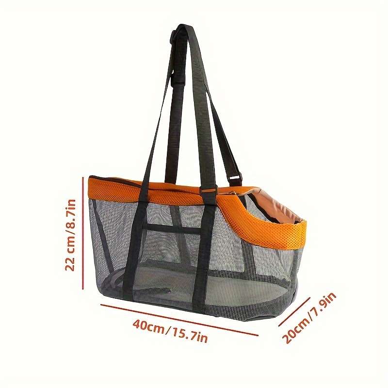 1pc Gray Red Pet Bag
